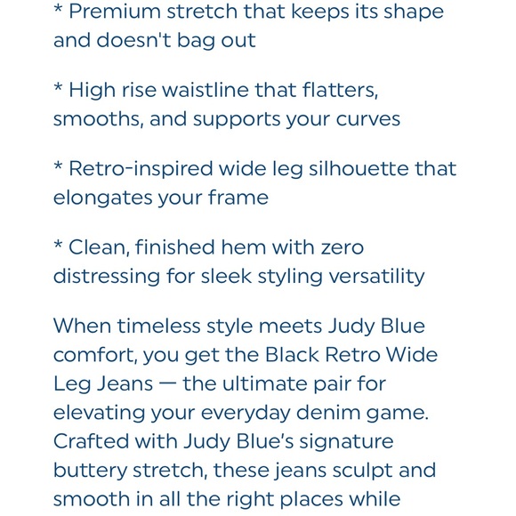 Judy Blue Black Flare Jeans - Picture 3 of 3